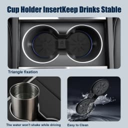 For 2024‑2026 Tesla Model 3 Highland 10Pcs Interior Accessories Kit, Center Console Storage Armrest Box Cup Holder Anti‑Slip Pad Screen Protector Custom Perfect Fit