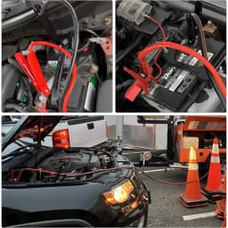 Nilight Jumper Cables for Car Battery 6 Gauge 16 FT Booster Cable Heavy Duty 450 A CCA with Carrying Bag Jump Start Emergency Kit Pickup Vans SUV Sedan Motorcycle