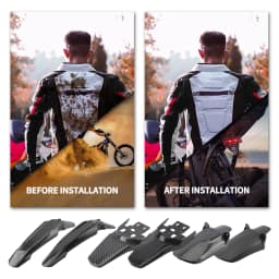 Motocross Front Fender Rear Fender for Surron Sur-Ron Light Bee X S Enduro Electric Motorcycle Dirt Pit E-bike Modified Parts