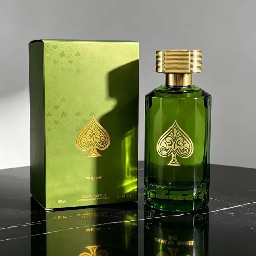 Game of Spades BID Eau De Parfum 100ml, Luxury Green Bottle with Gold Spade, Long-Lasting Fragrance for Men, Ideal Gift for Him