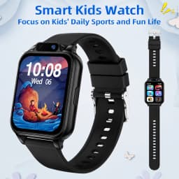 A Smartwatch Featuring A Front-Facing Camera, Multiple Engaging Educational Games,Weather Forecasts, Alarms, Suitable for Both Boys and Girls for Everyday Use and School, Making It A Comforting Option for Parents
