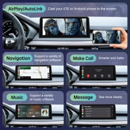Road Top Linux Touch Screen For BMW X5 F15 F85 X6 F16 F86 2014-2016 Wireless Carplay Display Android Auto Car Multimedia Player