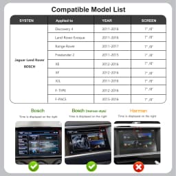 2025 New Wireless Carplay For Land Rover Jaguar Bosch Discovery 4 Aurora Freelander 2 XE XF XJ Airplay Android Auto