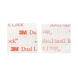 Heavy Duty Clear Plastic Fasteners 1in x 1in 12 Count Dual Lock Technology Holds 10lbs Indoor Outdoor Use No Tools Required