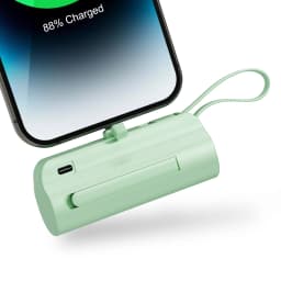 Mini Power Bank Portable 4500mAh Power Phone Charger Capsule Dual USB-C Ports For IPhone16/ 15/15 plus/15 pro/15 pro Max/Android