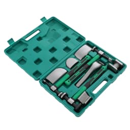 9PCS Car Dent Repair Tool Kit, 45# Steel Sheet Metal Hammer & Lining Irons Set, Auto Body Dent Fix Tools for Car Motorcycle Use
