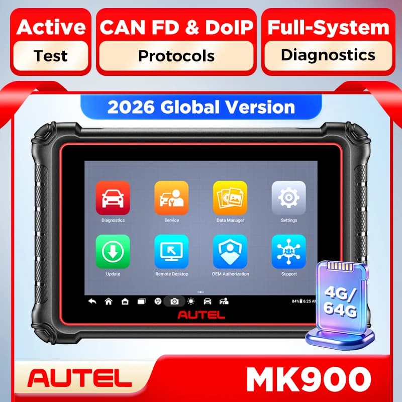 Autel Scanner MaxiCOM MK900 Bidirectional Diagnostic Tool Same as AUTEL MK900BT MK900-BT MX900 Diagnostic Scanner CAN-FD&DOIP