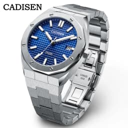 CADISEN Automatic Mens Watches Fashion Top Brand Stainless Steel Sapphire Glass MIYOTA 8215 Watch Men Mechanical Wristwatch