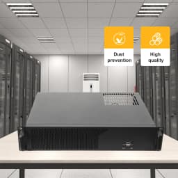 2U Chassis Aluminum Panel Ultra Short Industrial Control Server Chassis Data Storage Motherboard Server Case