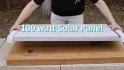 RVPOZWER 400W/200W/100W Rigid Solar Panels 18BB N-Type Mono Cells 25% High-Efficiency PV Power for Home Rooftop Camping Off Grid