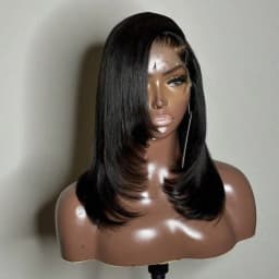 5x5 Lace Closure Wig Pre Plucked With Baby Hair Short Straight Bob Wig 8-18 Inches 13x4 Transparent Lace Frontal Wigs For Women