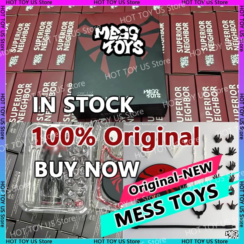 Original Mess Toys Superior Spider Man Doctor Octopus Peter Parker Messtoys Spiderman Neighbor Anime Action Figure Gifts Toys