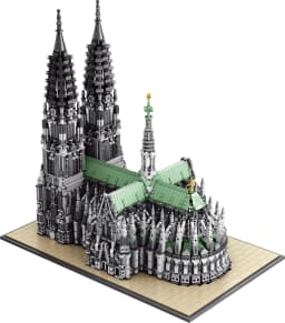 8614PCS Cologne Cathedral Building Blocks Gothic Church Architecture Modular Model Kit ,Assembly Toys for Adults Gift Home Decor