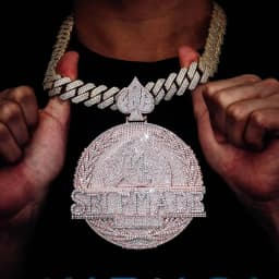 Hip-Hop Style Cuban Chain Pendant Necklace, 925 Sterling Silver Micro Inlaid Synthetic Zircon Pendant Neck, Party Gift