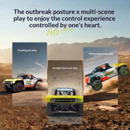 FMS 1/18 Liema Professional Brushless High-Speed Violent Four-Wheel Drive Racing Short Card Off-Road RC Remote Control Car Model