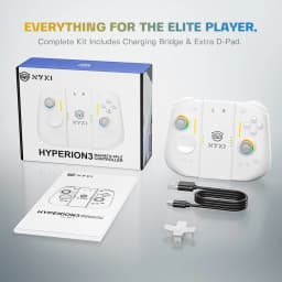 NYXI Hyperion 3 Hall Effect Controller No Drift, Full Mechanical Switches, 9-Axis Gyro, Magnetic Joypad for Nintendo Switch 2, Wireless Gamepad - White