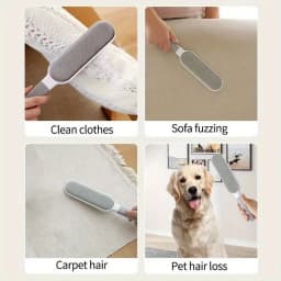 Double-sided Reusable Lint Remover Brush, Electrostatic Pet Hair Remover, Suitable for Daily Cleaning of Pet Cat and Dog Hair.