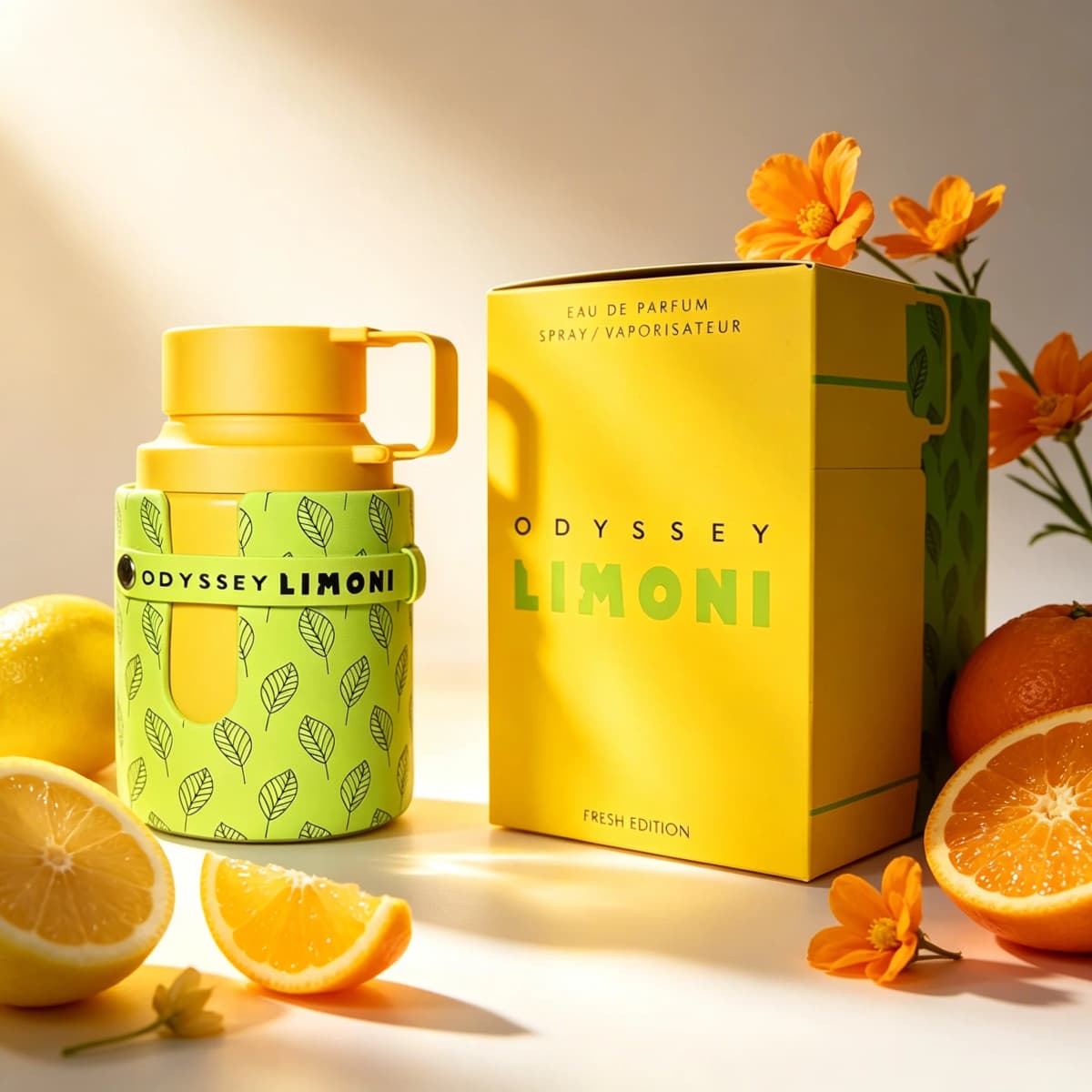 Armaf Perfumes Odyssey Limoni Fresh Edition Eau De Parfum For Her & Him 100ml, Perfume For Women, Perfumes For Men, Long Lasting Scent, Citrus Floral Fragrance