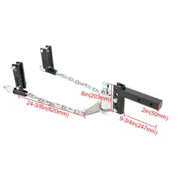 14000lbs Weight Distribution Hitch w/ Sway Control & 2-5/16 in Ball & 2 in Shank