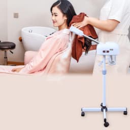 800W Professional Facial Steamer with Ozone & 360° Rotation, 0.2Gal Large Tank,Adjustable Height Facial Sauna for Deep Cleansing