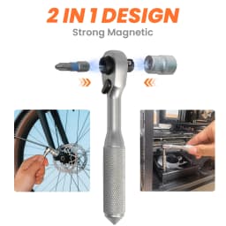 Precision Screwdriver Set with Ratchet Wrench & Magnetic Bit Driver | Wrench Extender, Mini Ratchet Set, For Bicycle, Phone, Computer, Furniture Repair, DIY Projects