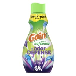 Liquid Fabric Softener Freshness and Odor Protection Super Fresh Blast Scent 35 Fl Oz 48 Loads Laundry Softener for Clothes