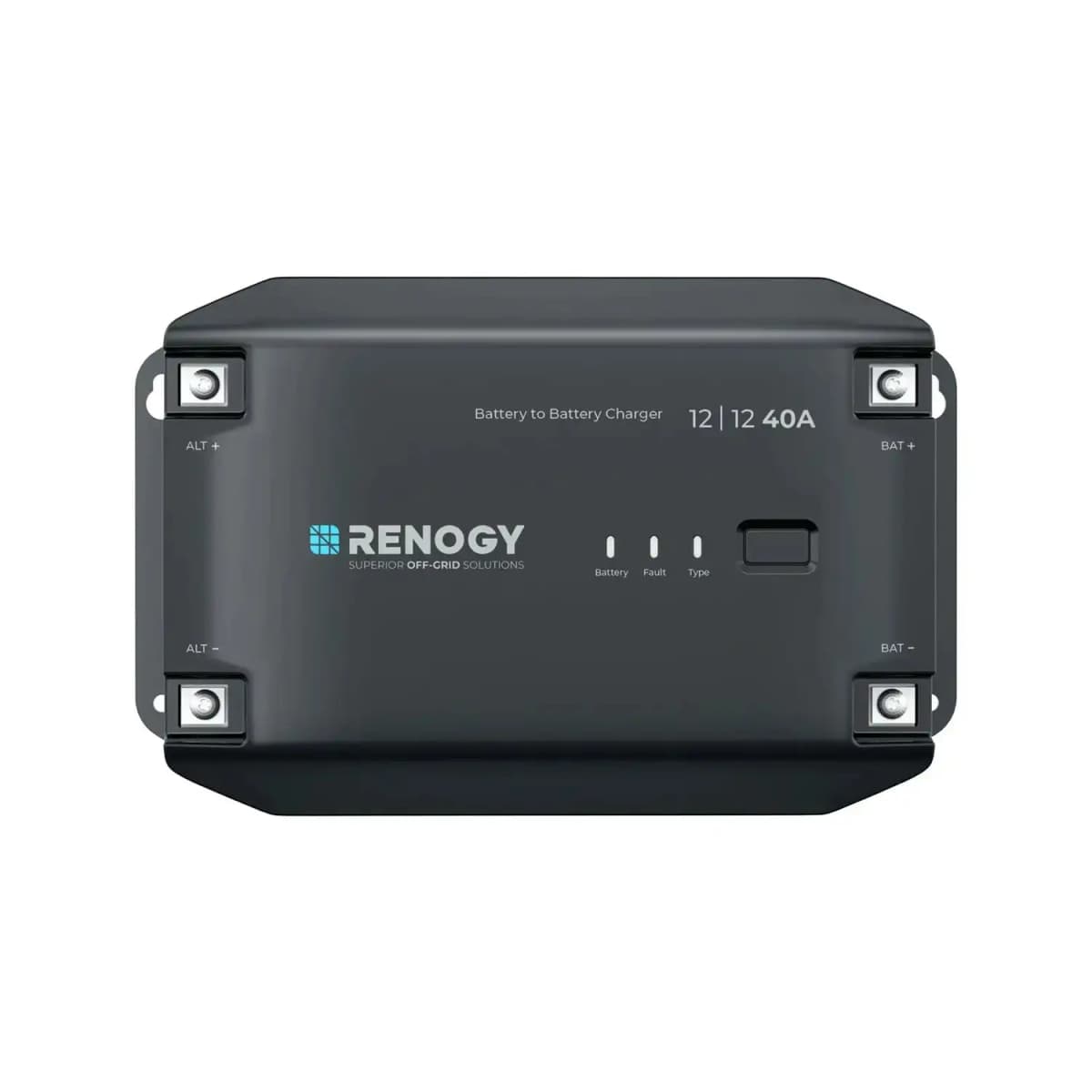 Renogy 12V 40A DC to DC Battery Charger, Using Multi-Stage Charging in RVs, Commercial Vehicles, Boats, Yachts