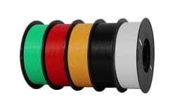 KINGROON 5KG(11LBS) PLA PETG HS-PLA HS-PETG Filament 1.75mm High Speed 3D Printer Material Matte PLA 1kg*5 Roll Mix Color New