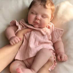 18-Inch Reborn Baby Dolls - Realistic Newborn, Soft Weighted Body, Adorable Poseable Real Life Doll– Gift for Kids Age 3+