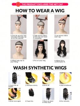 Short Bob Wig ForWomen Pixie Cut Wigs Glueless Wig None Lace Front Wig With Bangs Natural Black Straight Synthetic Wig