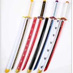 40inch Glow Demon Slayer Katana Kimetsu Tanjirou Cosplay Prop Sword Real Size Japanese Katana Led Lightsabre Samurai Toy Gift