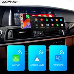 ANYFAR Wireless CarPlay/Android Auto Adapter for BMW CIC System Carplay Retrofit Decoder Module, Supports OEM Controls