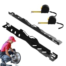 Wheel Alignment Tool Plates 1 Pair Heavy Duty Easy Install Car Alignment Gauge with 2 Tape Measures For Sedan Repair