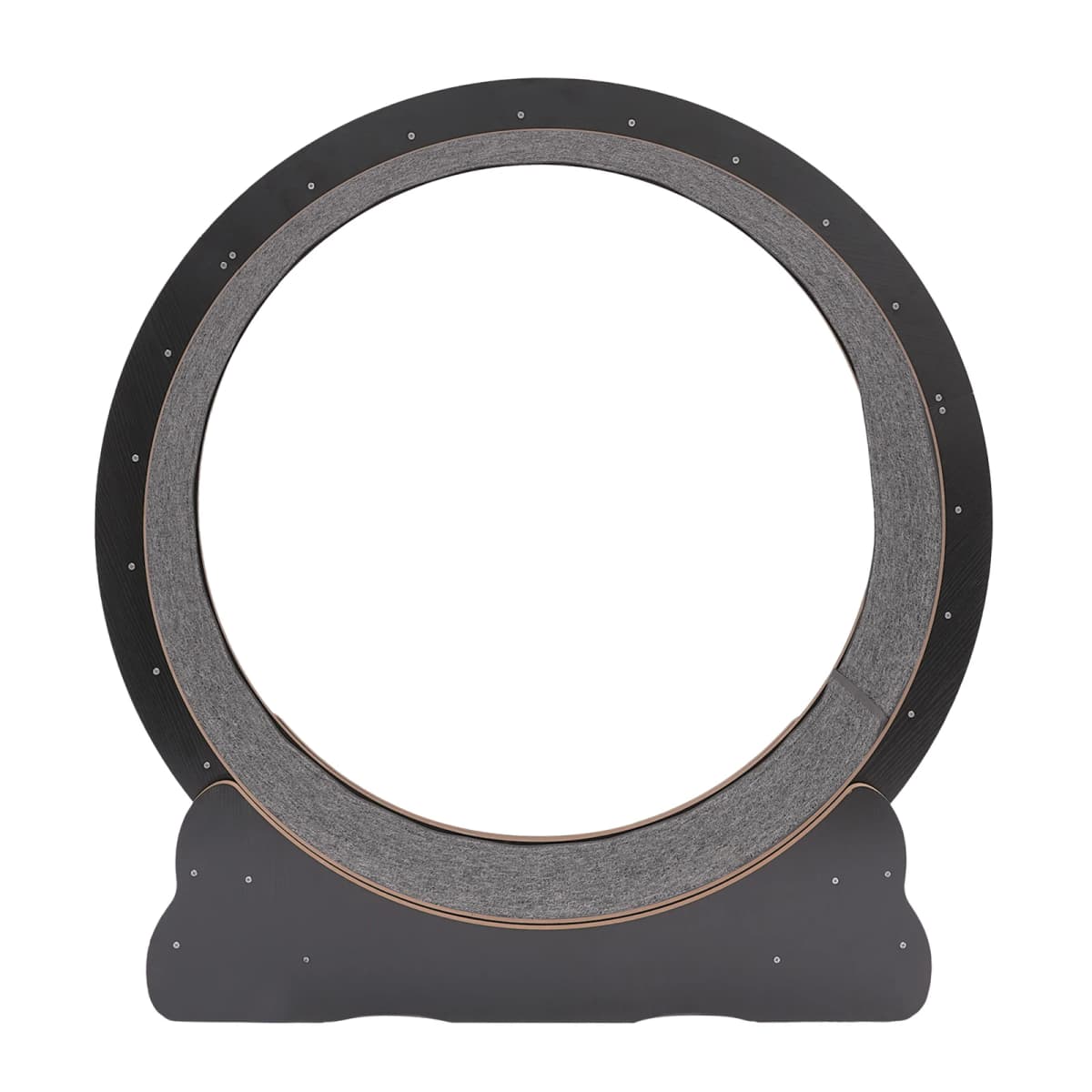 Cat Exercise Wheel 3.3ft Inner Diameter, Foldable Large Cat Treadmill for Indoor Cats Holds 110lbs 8 Silent Rollers