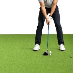 5x4ft Golf Hitting Mat with Balls and Tees Complete Practice Training Aid for Outdoor Indoor Use Heavy Duty Artificial Turf for Backyard Chipping Garage Driving Range Simulator Shock Absorbing Anti Slip Base
