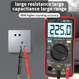 ZOYI ZT-109 Auto Range Multimeter High Precision Digital Mini Voltage Current Resistance Square Wave Measurement