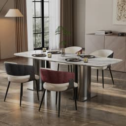 Comfortable Crocodile-Textured Microfiber Leather Dining Chair,Padded Wide Seat Upholstered Leisure Chair for Kitchen Restaurant Home