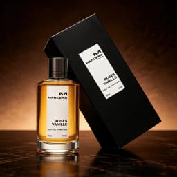 Mancera Roses Vanille Eau De Parfum 120ml, Unisex Fragrance with Fresh Calabria Lemon, Turkish Rose & Delight, Cedarwood Intense Vanilla White Musk Long Lasting Perfume