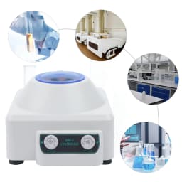 Electric Laboratory Centrifuge 900-2, Centrifuge Machine, 6×20ml High Capacity, 4000rpm Speed, Adjustable Timer, ABS Body, Clear Lid, Quiet Motor, Stable Non-slip Base, Variable Speed, Scientific Medical Sample Particle Separation, 110V US Plug