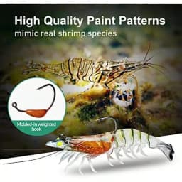 1pc Soft Shrimp Style Soft Plastic Fishing Lures, High Quality Durable Freshwater & Saltwater Swimbaits, Suitable For Bass Fishing