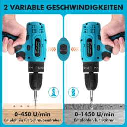 Lithium Battery-Powered Screwdriver, Electric Screwdriver, Electric Hand Drill, Electric Impact Drill, Combo Set, Home DIY Kit