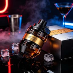 Viktor & Rolf Spice Men's Fragrance, 90ml; Spicy, Woody, and Leather Notes; Long-Lasting (12–14 Hours); Alcohol-Free and Formaldehyde-Free; Pheromone-Infused; Ideal for Nightlife