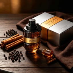 Viktor & Rolf Spice Men's Fragrance, 90ml; Spicy, Woody, and Leather Notes; Long-Lasting (12–14 Hours); Alcohol-Free and Formaldehyde-Free; Pheromone-Infused; Ideal for Nightlife