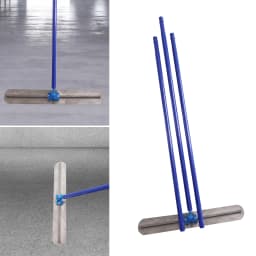 Concrete Tool Trowel Float 39''x5.9'' Concrete Finishing Trowel Aluminum Magnesium Alloy Concrete Float Cement Tool with 3 Handles,Trowel Plate and Connector