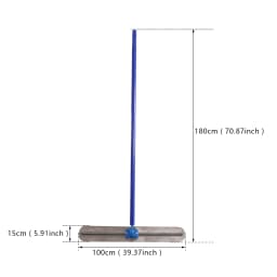 Concrete Tool Trowel Float 39''x5.9'' Concrete Finishing Trowel Aluminum Magnesium Alloy Concrete Float Cement Tool with 3 Handles,Trowel Plate and Connector