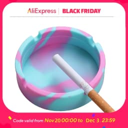 Silicone Ashtray - Shatterproof, Glow-in-Dark, Easy Clean for Indoor/Outdoor, Home, Bar, Hotel Use