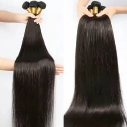 Peruvian Human Hair Bundles With Closure Straight Raw Virgin 3 4 Bundles With 4x4 5x5 HD Lace Closure Weave With 13x4 Frontal