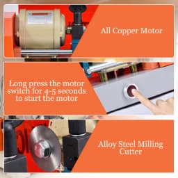 110V Vertical Key Duplicator Automatic Key Cutter Tool for House Door & Car Locksmith, Precision Metal Cutting Machine