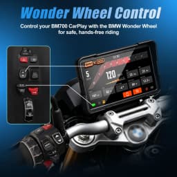 LBW 6-7 inch Motorcycle Wireless CarPlay Android GPS Navigation For BMW F750GS F900GS R1300GS F900XR F1000XR Smart Display