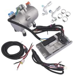 AP03 Universal Auto 12V Electric Semi-closed Horizontal Scroll A/C Compressor Kit